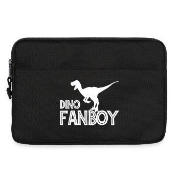 Dino Fanboy Pour Fan De Dinosaures - Sacoche pour ordinateur portable 13 pouces - noir - Devant