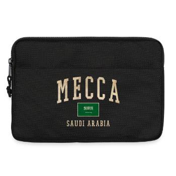 Emblème rétro saoudien de La Mecque - Sacoche pour ordinateur portable 13 pouces - noir - Devant