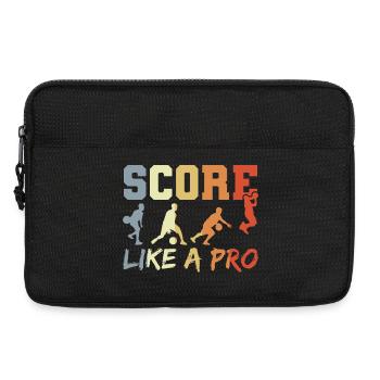 Funny Basketball Quote - Laptop bag 13" - black - Front