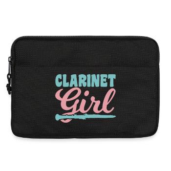 Clarinet player - Laptop bag 13" - black - Front