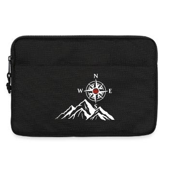 The White Mountain and the Compass Rose - Laptop bag 13" - black - Front
