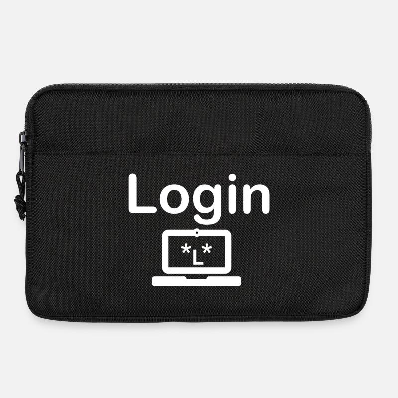 Login Computer Design - Laptoptasche 13" - Schwarz