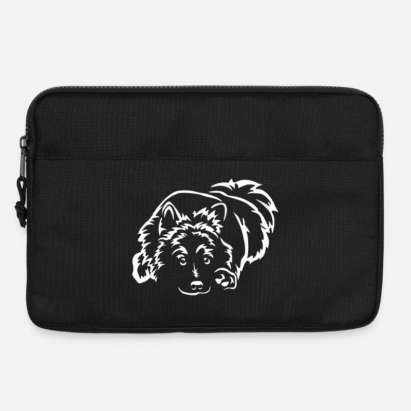 Eurasier "Black Edition" - Laptoptasche 13" - Schwarz