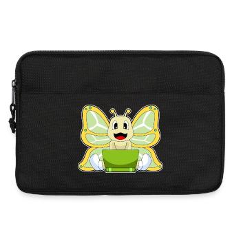 Schmetterling Laptop - Laptoptasche 13" - Schwarz - Vorne