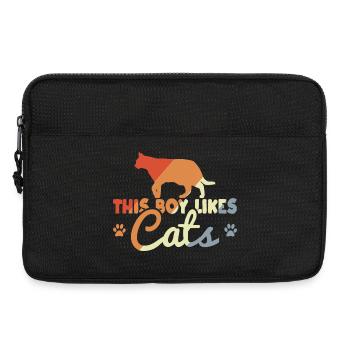 Kitten - Laptop bag 13" - black - Front