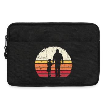 Sunset Walk Silhouette - Laptoptasche 13" - Schwarz - Vorne