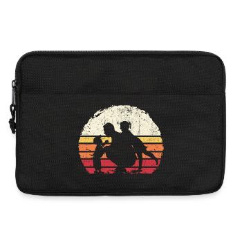 Sunset Trio Silhouette - Laptop bag 13" - black - Front