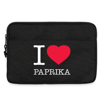 J’ADORE LE PAPRIKA - Sacoche pour ordinateur portable 13 pouces - noir - Devant