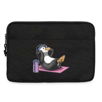 Penguin Abdominal Training Bodybuilding - Laptop bag 13" - black - Front