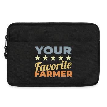 Bester Landwirt - Laptoptasche 13" - Schwarz - Vorne
