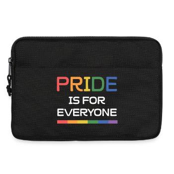 LGBTQ Pride Month - Pride is For Everyone - Laptop bag 13" - black - Front