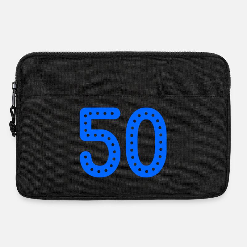 50. 50 JAHRE. 50-JÄHRIGES JUBILÄUM. 50-JÄHRIGES JUBILÄUM. - Laptoptasche 13" - Schwarz