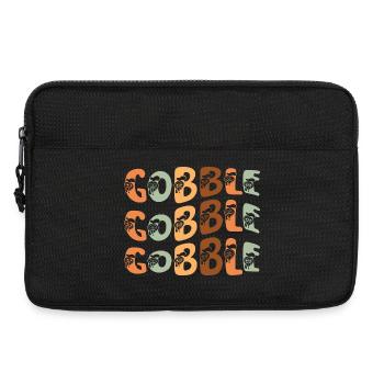 Thanksgiving Gobble - Laptoptasche 13" - Schwarz - Vorne