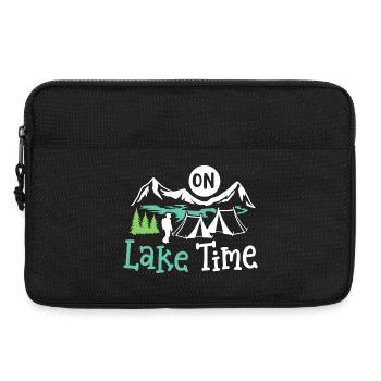 See Camping Zelten - Laptoptasche 13" - Schwarz - Vorne