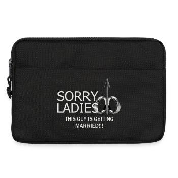 Man will marry - Laptop bag 13" - black - Front