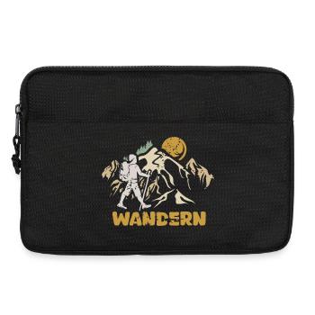 🏔️ Retro Wanderer – Abenteuer in den Bergen - Laptoptasche 13" - Schwarz - Vorne