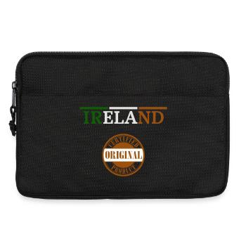 Flag of Ireland, Irish Pride - Laptop bag 13" - black - Front