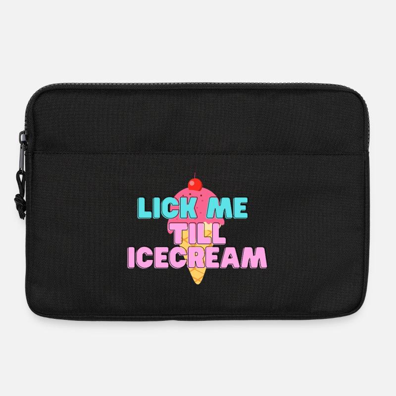 Süßes Eis - Laptoptasche 13" - Schwarz