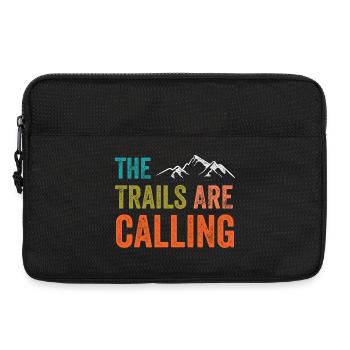 The Trails Are Calling - Laptop bag 13" - black - Front