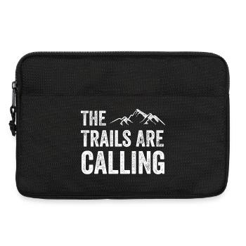 The Trails Are Calling - Laptop bag 13" - black - Front