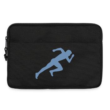 Minimalist Silhouette Sprinter Sprint Racing - Laptop bag 13" - black - Front