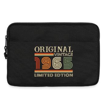 1965 Vintage Rétro Cadeau D'anniversaire - Sacoche pour ordinateur portable 13 pouces - noir - Devant