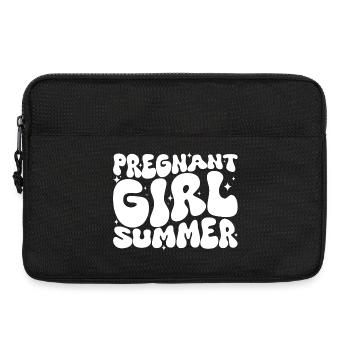Pregnant Girl Summer - Laptoptasche 13" - Schwarz - Vorne