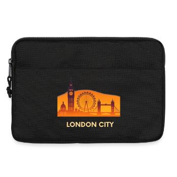 London City Silhouette - Laptop bag 13" - black - Front