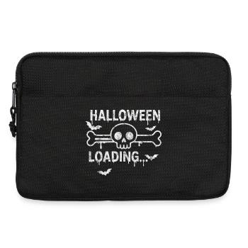 Herbst 2025 Halloween Loading Skull Bar Saison - Laptoptasche 13" - Schwarz - Vorne