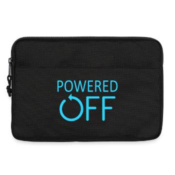 POWERED OFF Abgeschaltet und im Ruhemodus - Laptoptasche 13" - Schwarz - Vorne