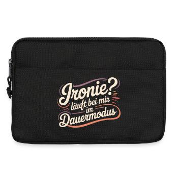 Ironie? Fonctionne en mode continu pour moi - Sacoche pour ordinateur portable 13 pouces - noir - Devant