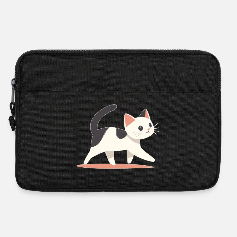 Katze - Laptoptasche 13" - Schwarz