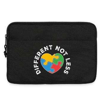 PuzzleHeart Diversity Combines Colors - Laptop bag 13" - black - Front