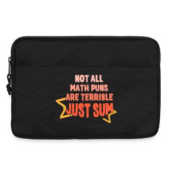 Dicton mathématique amusant Professeur de mathématiques - Sacoche pour ordinateur portable 13 pouces - noir - Devant