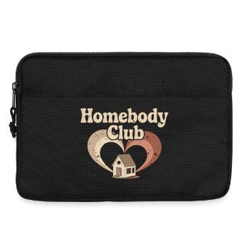 Homebody Club – Maison Douillette - Sacoche pour ordinateur portable 13 pouces - noir - Devant