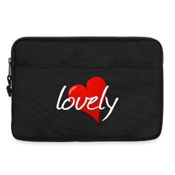 LOVELY - Laptoptasche 13" - Schwarz - Vorne