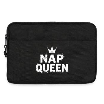 Nap Queen Spruch für Langschläfer - Laptoptasche 13" - Schwarz - Vorne