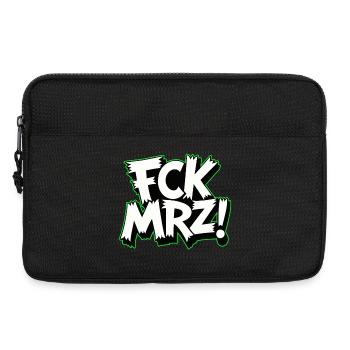 FCK MRZ Politischer Protest Slogan - Laptoptasche 13" - Schwarz - Vorne