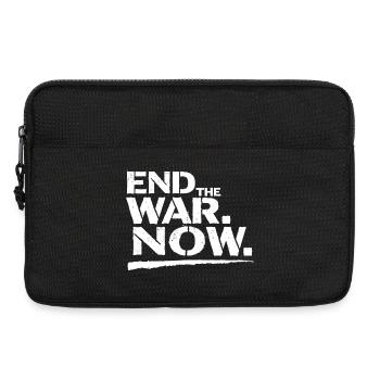 End The War Now Statement für Frieden - Laptoptasche 13" - Schwarz - Vorne
