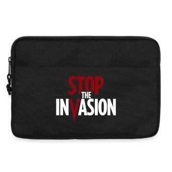 Stop The Invasion Against Aggression - Laptop bag 13" - black - Front
