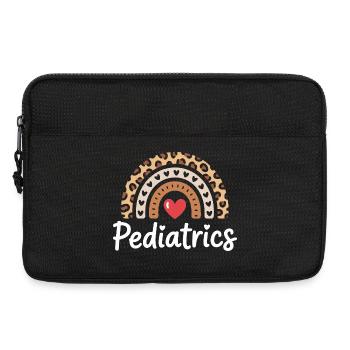 Pediatrics Rainbow Heart - Laptop bag 13" - black - Front