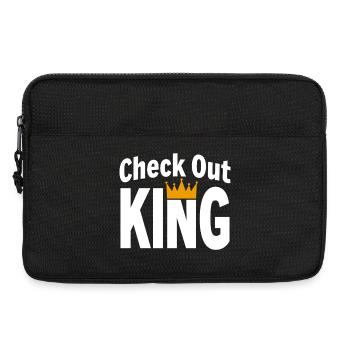 Checkout King Dart Krone Sport Outfit - Laptoptasche 13" - Schwarz - Vorne