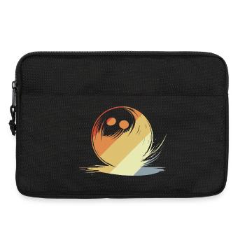 Style rétro du dessin au bowling - Sacoche pour ordinateur portable 13 pouces - noir - Devant