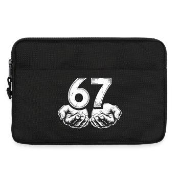 Six Seven Gen Z - Sacoche pour ordinateur portable 13 pouces - noir - Devant