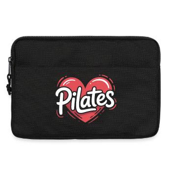 Conception de cœurs en Pilates - Sacoche pour ordinateur portable 13 pouces - noir - Devant