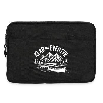 Ready for Adventure: Mountains and Kayaking - Laptop bag 13" - black - Front
