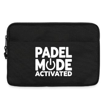 Padel Mode Activated Power Button Sport Style - Laptoptasche 13" - Schwarz - Vorne
