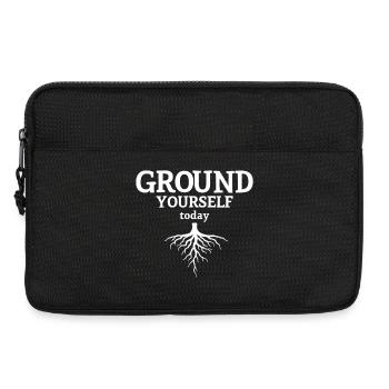 Ground Yourself today Nature Mindfulness Look - Laptop bag 13" - black - Front