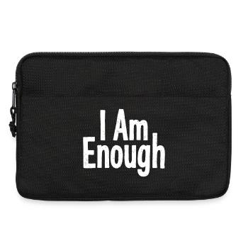 Déclaration de confiance en moi que je suis assez - Sacoche pour ordinateur portable 13 pouces - noir - Devant