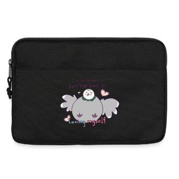No matter what I am the best at loving myself - Laptop bag 13" - black - Front